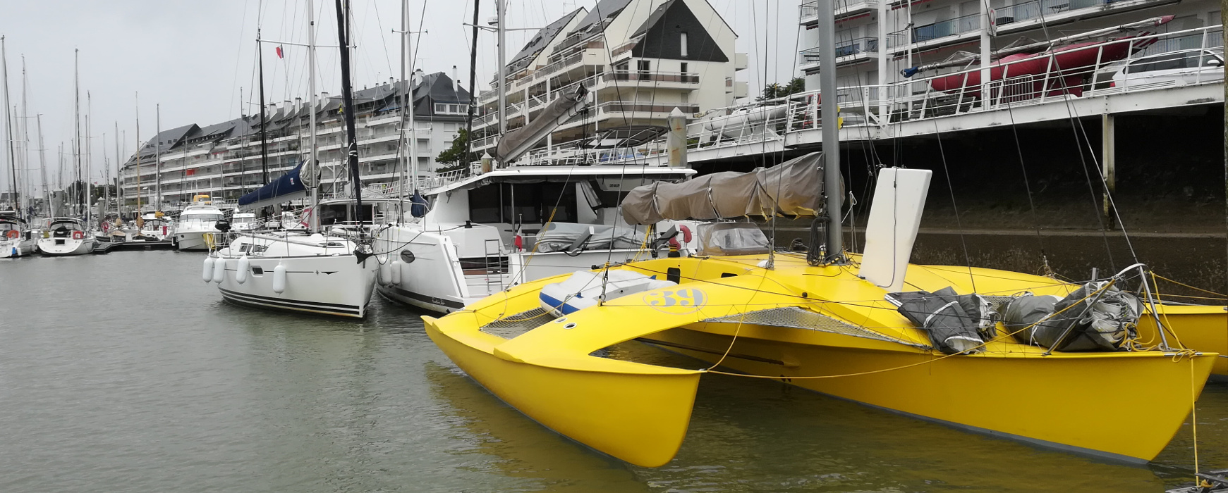 Happy au Port de La Baule Le Pouliguen Loick Peyron et HAPPY